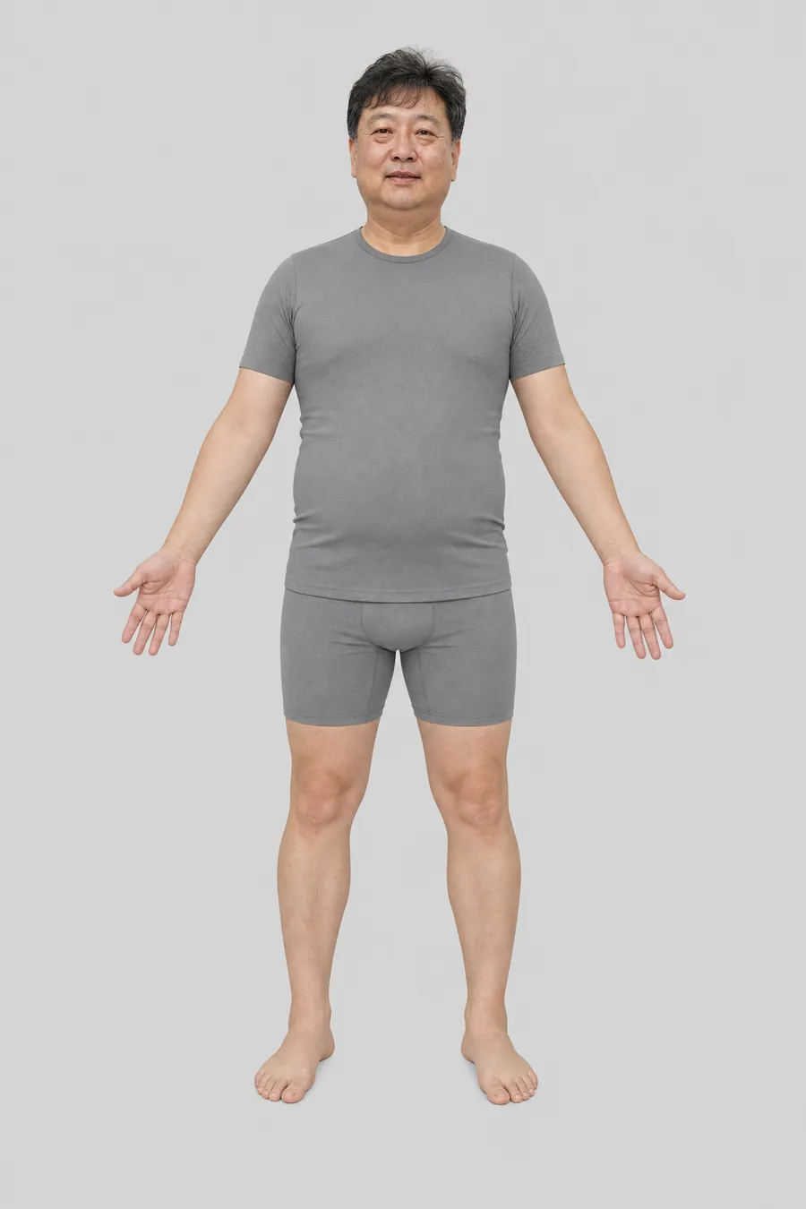 최초 사진에서 생성한 초기 A-pose 정규화 이미지